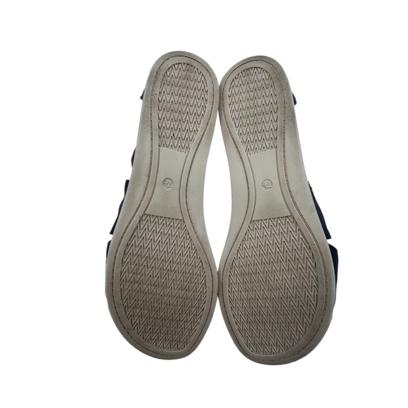 Eileen Fisher Sport Blue Open Toe Crisscross Strap Sandals Size 7 1/2 Women’s - Picture 10 of 11